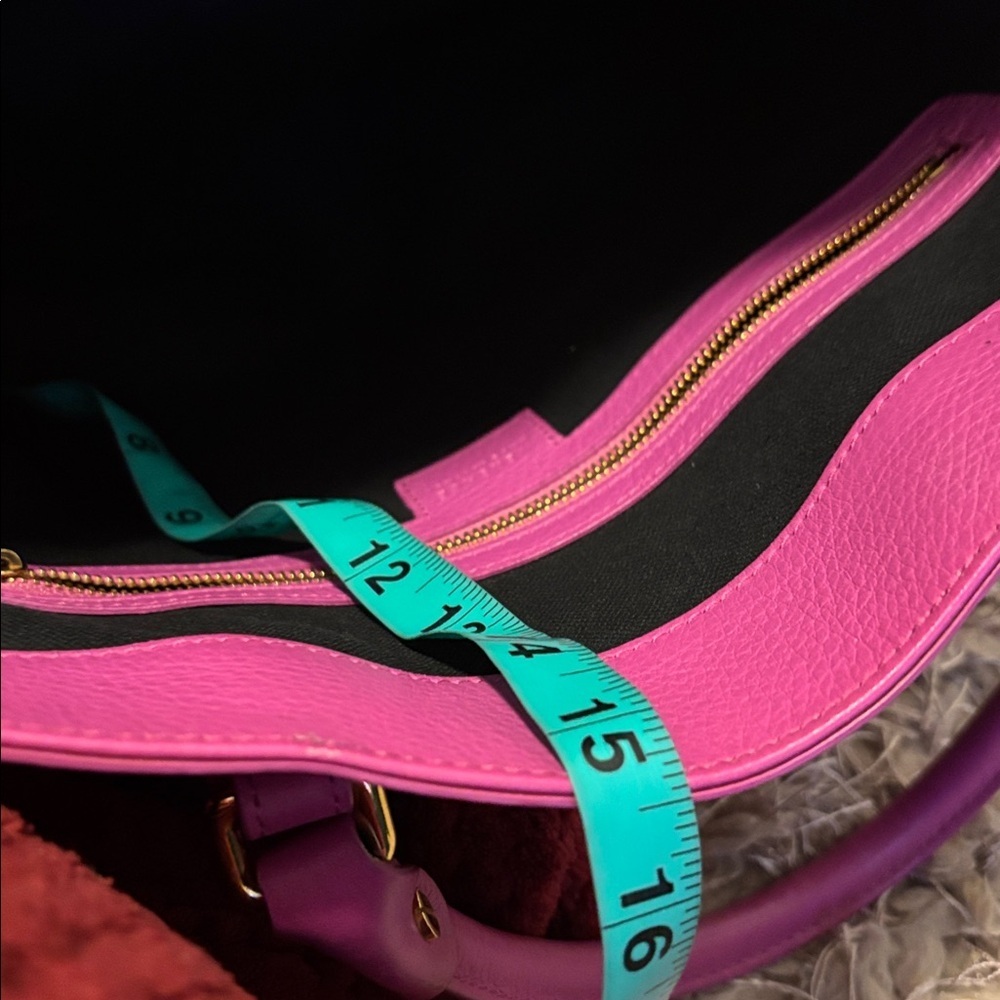 Versace Large La Medusa Tote bag Vibrant Fuchsia Pink Authentic - Picture 14 of 17